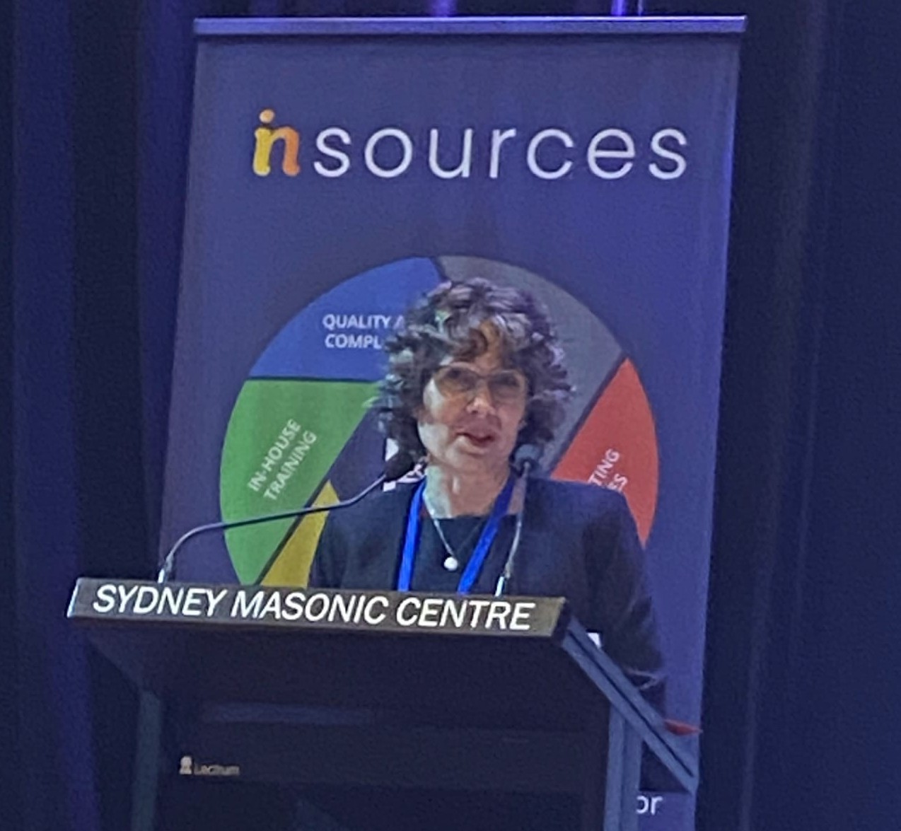 Chemene Sinson presenting